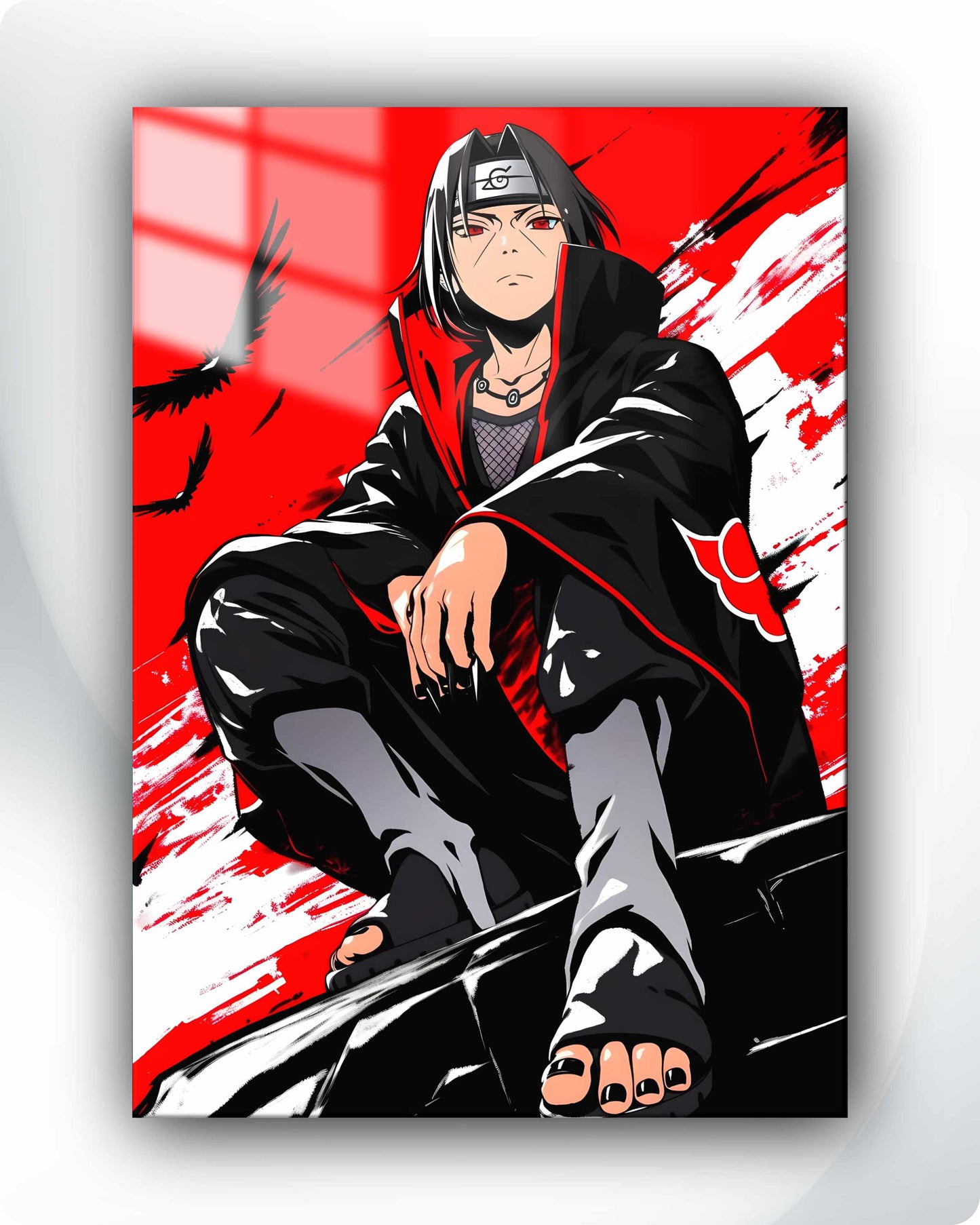 Itachi Uchiha Metal Poster - Naruto Anime