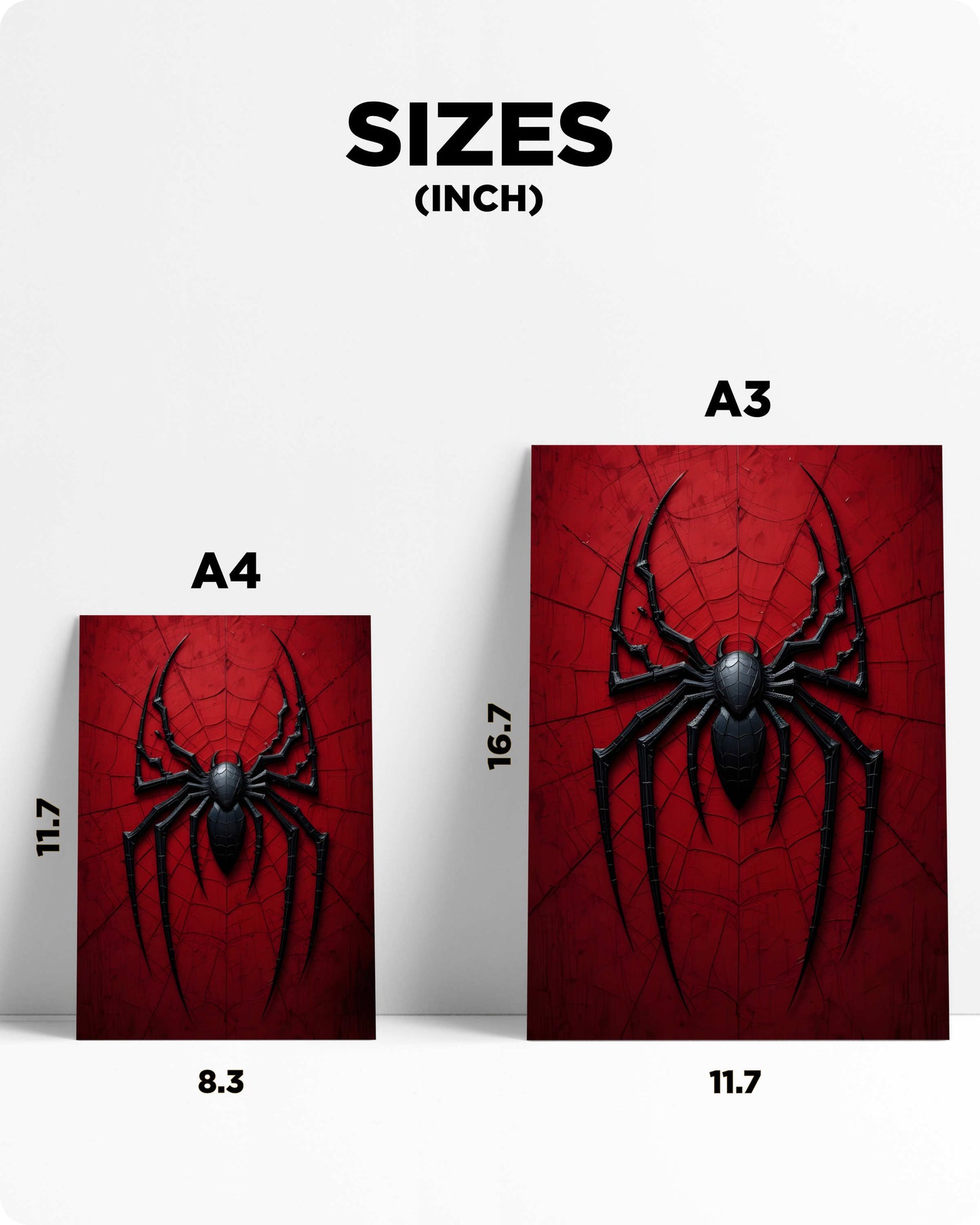 Spiderman Logo Metal Poster – Marvel Superhero