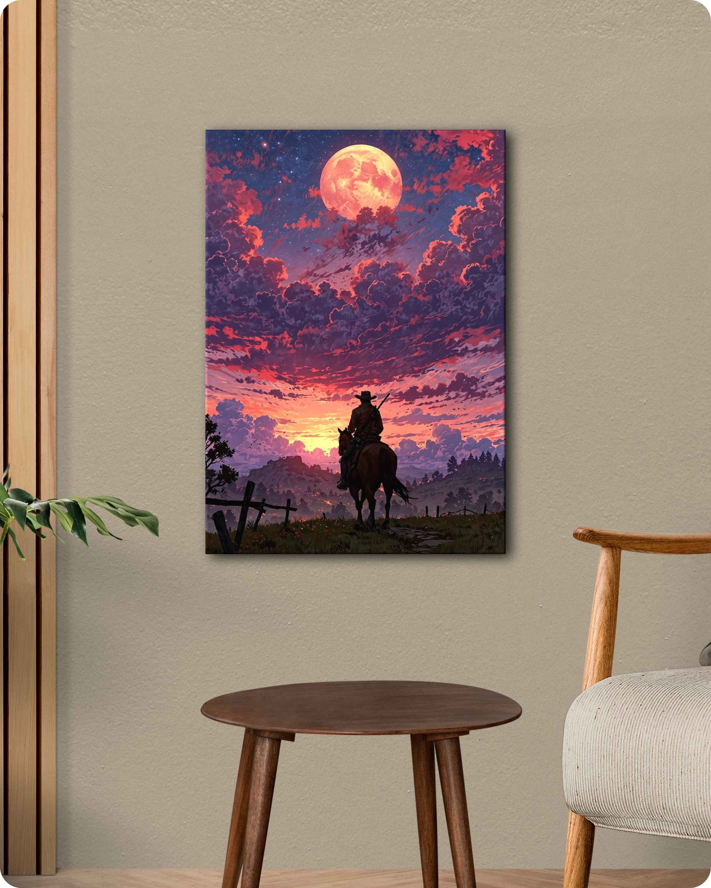 RDR2 Rockstar Games Metal Poster – Journey at Dusk Metal