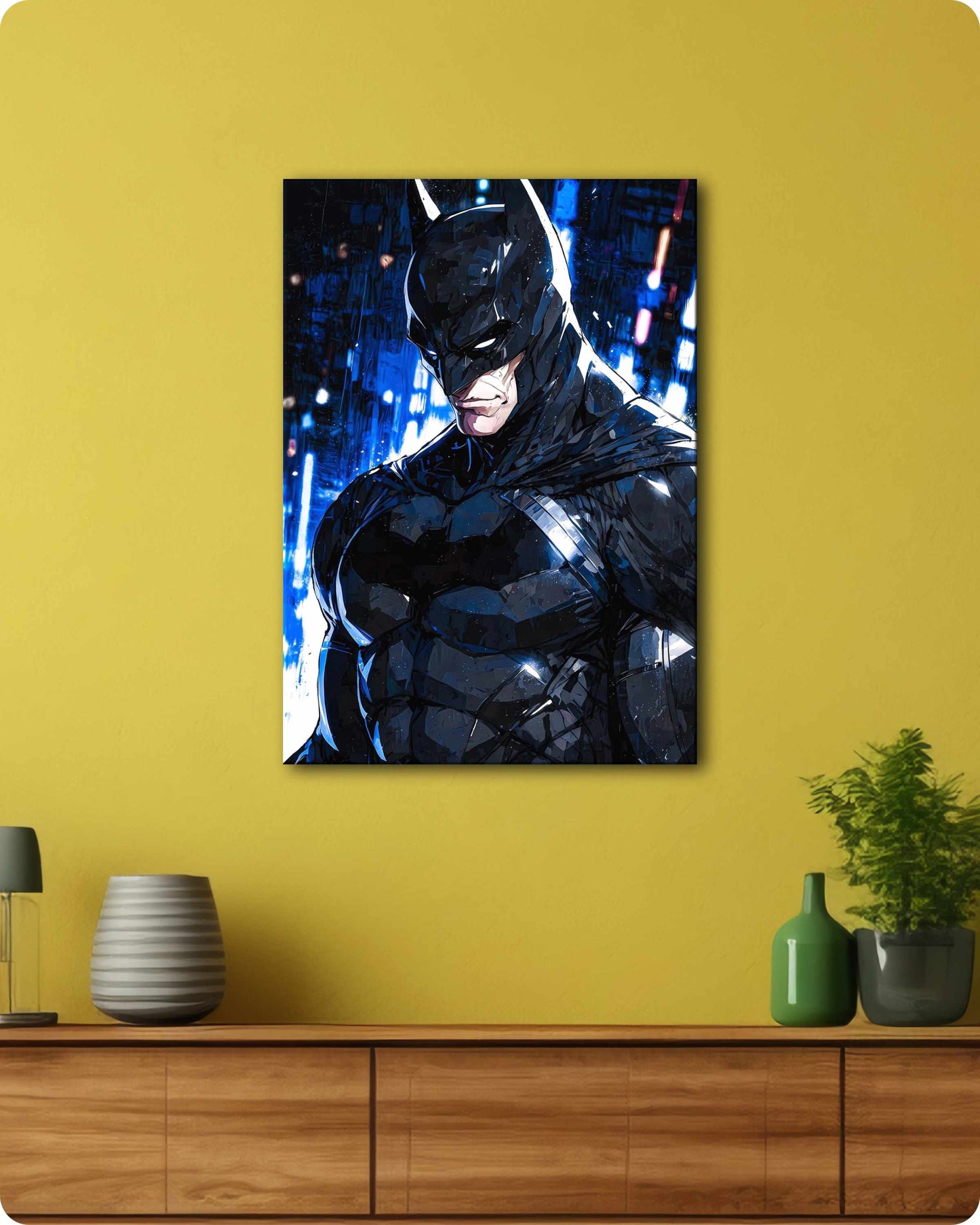 Batman Metal Poster - Art Edition Dc Superhero