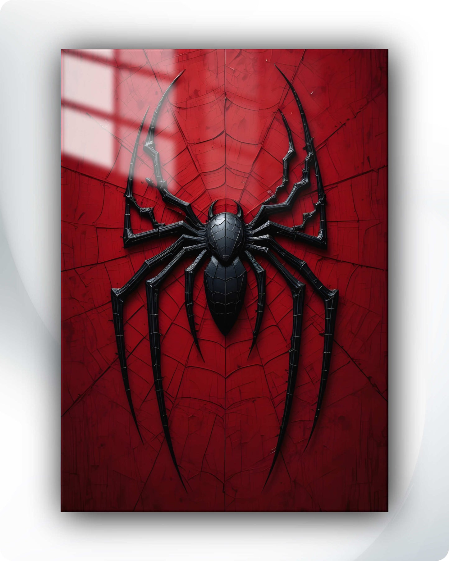 Spiderman Logo Metal Poster – Marvel Superhero