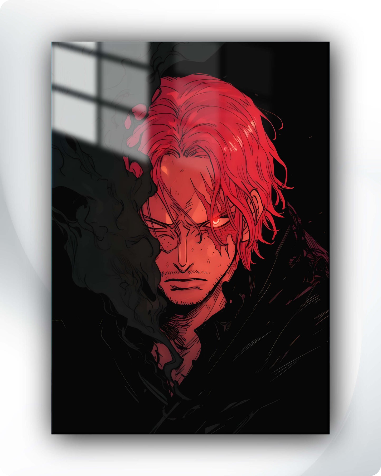 One Piece Shanks Metal Poster – Yonko of the Sea