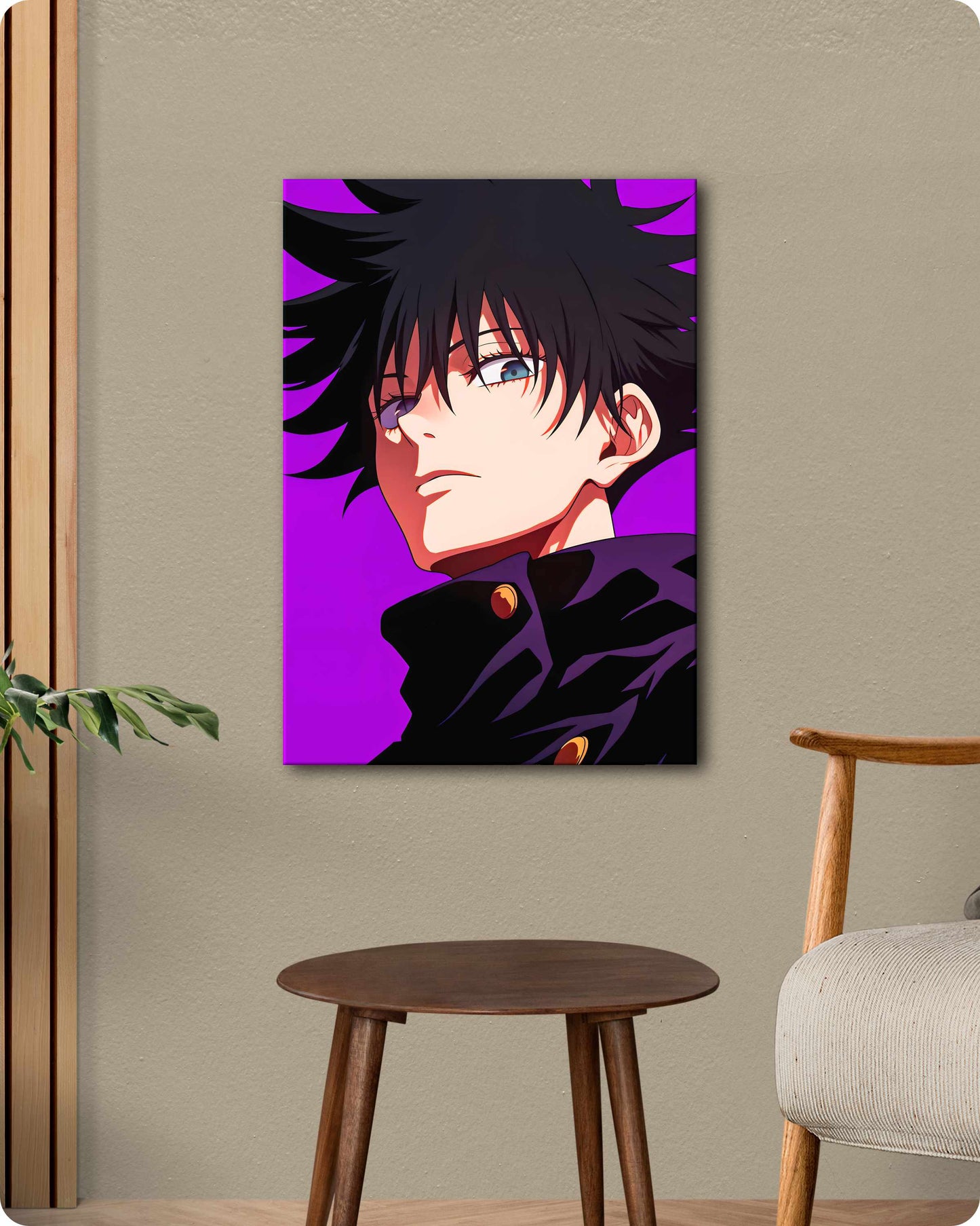 Jujutsu Kaisen Megumi Fushiguro Metal Poster