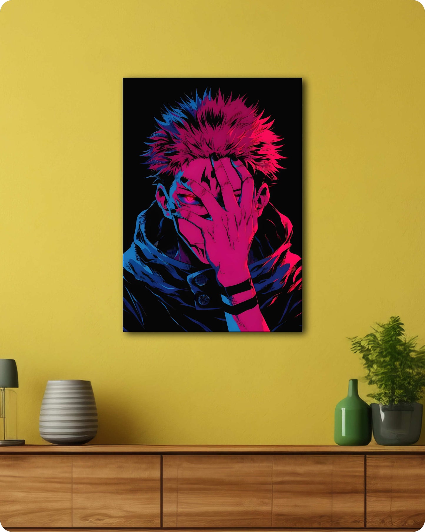 Jujutsu Kaisen Sukuna Metal Poster