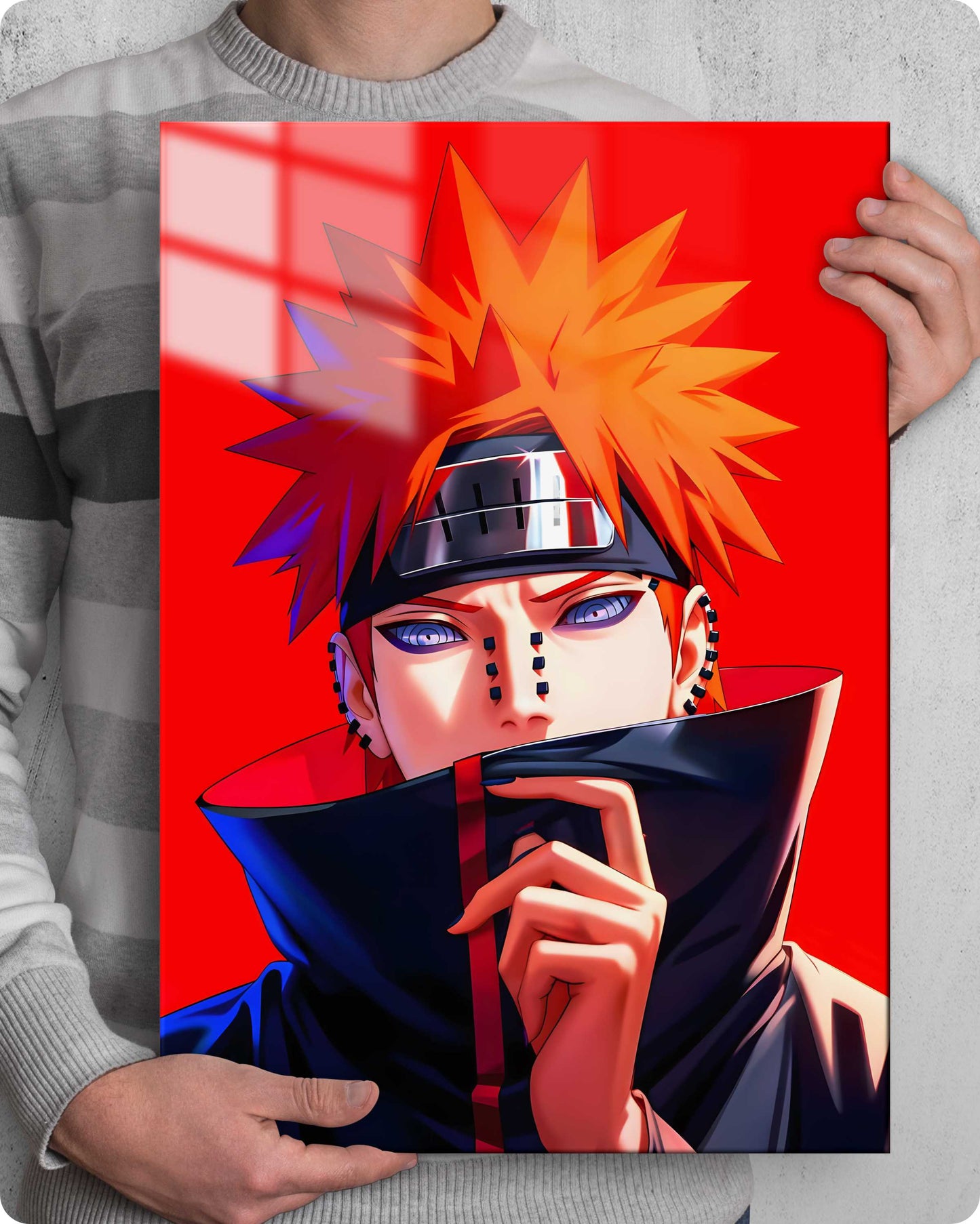 Pain Almighty Push Metal Poster – Naruto Anime