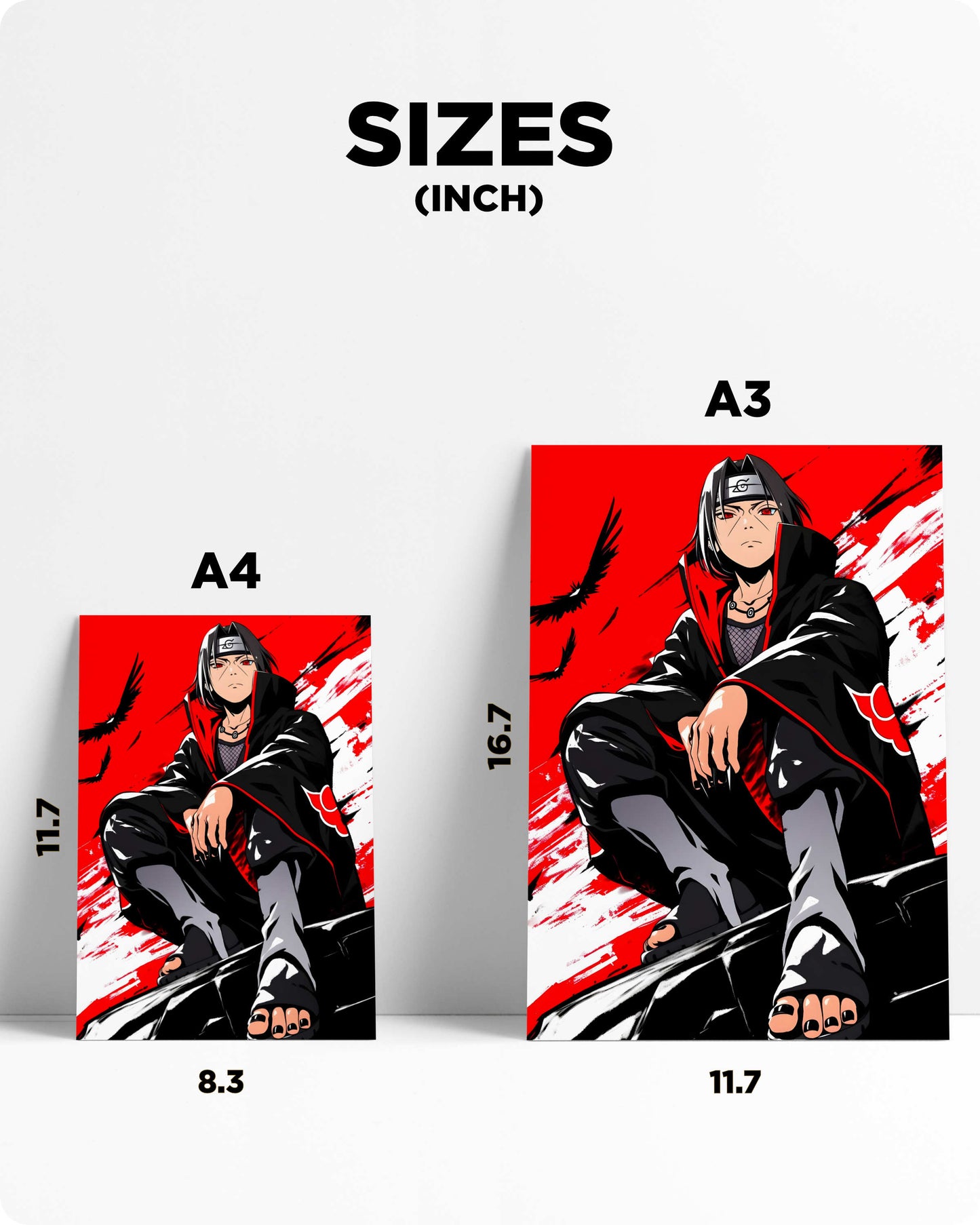 Itachi Uchiha Metal Poster - Naruto Anime