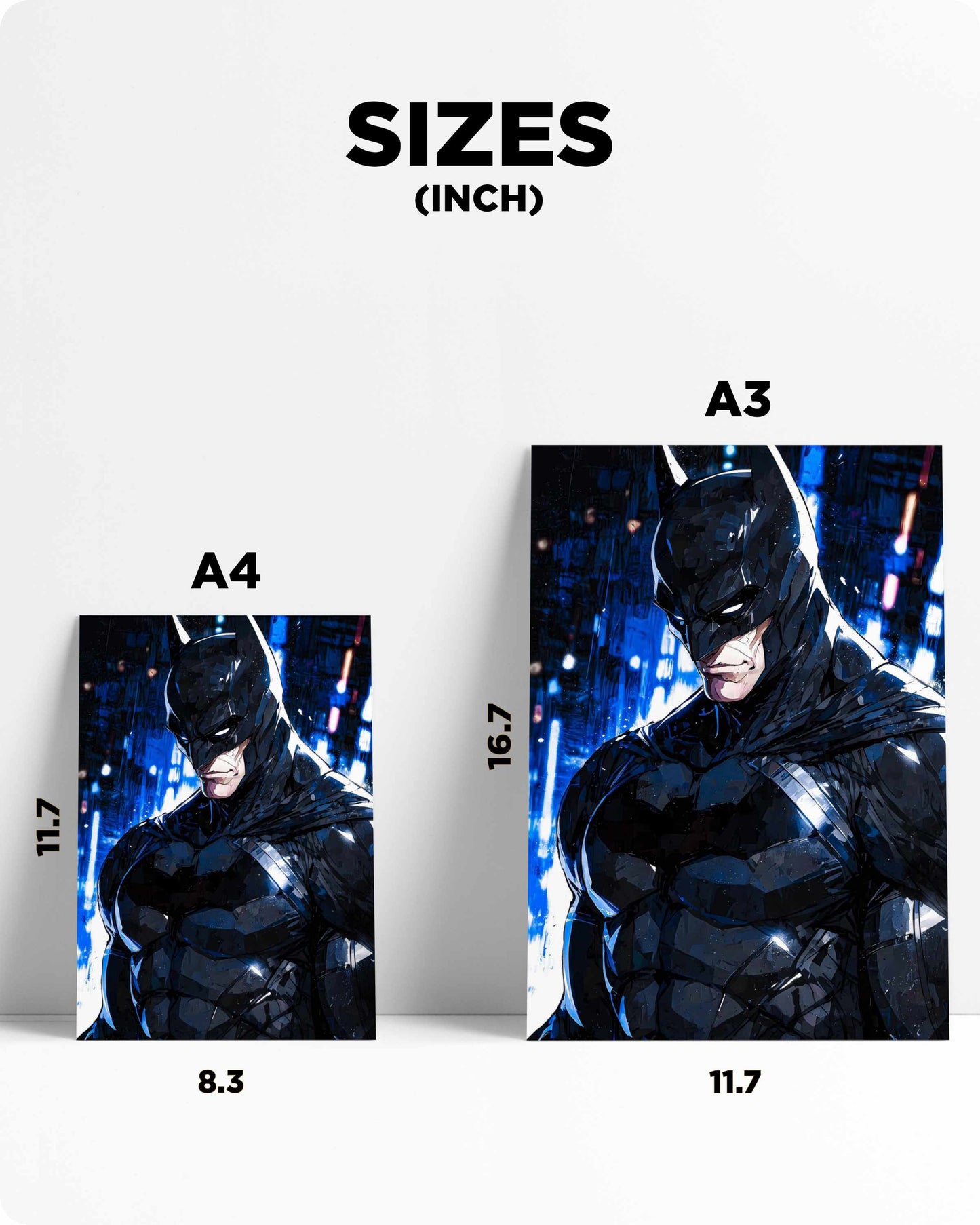 Batman Metal Poster - Art Edition Dc Superhero