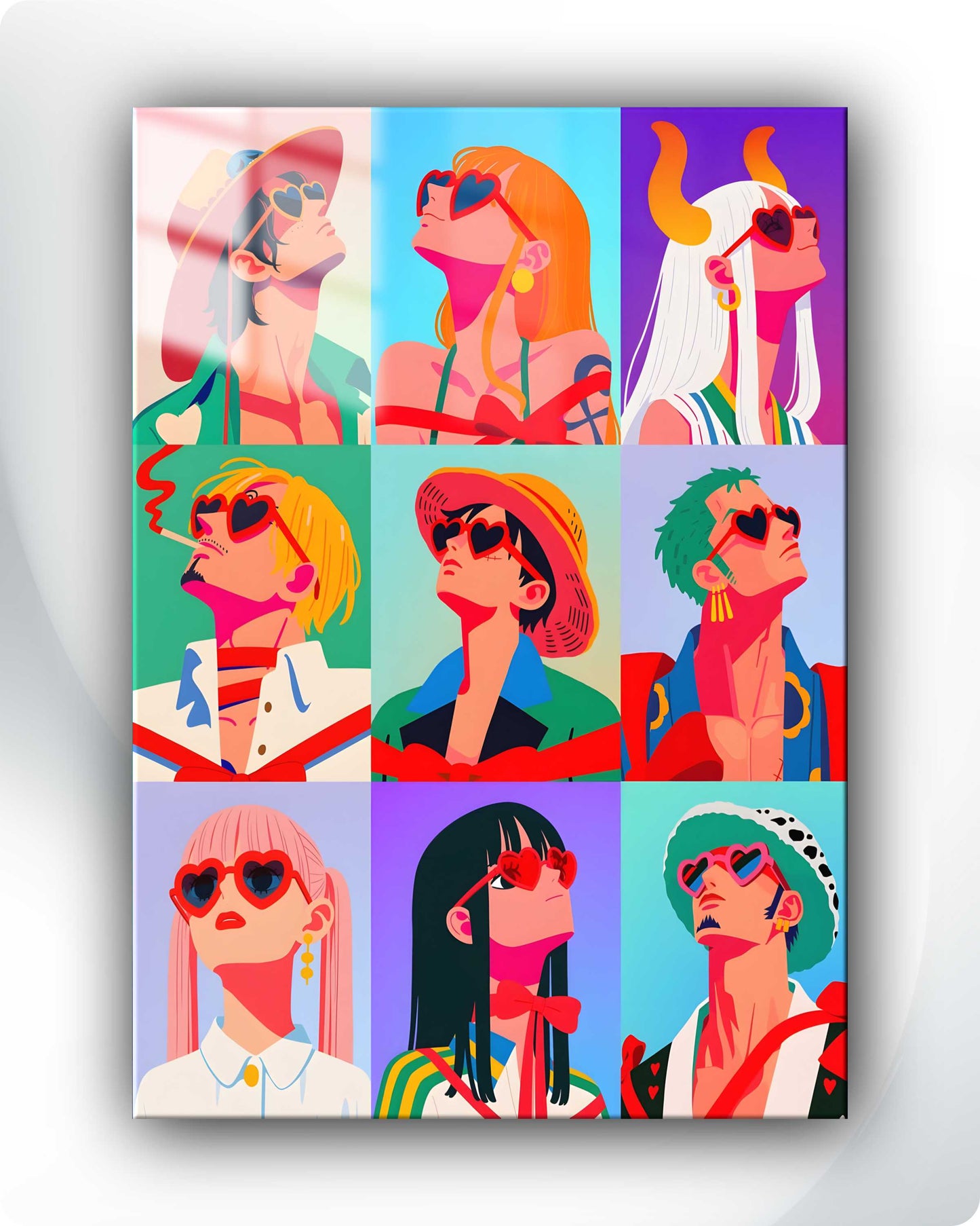 One Piece Epic Character Metal Poster