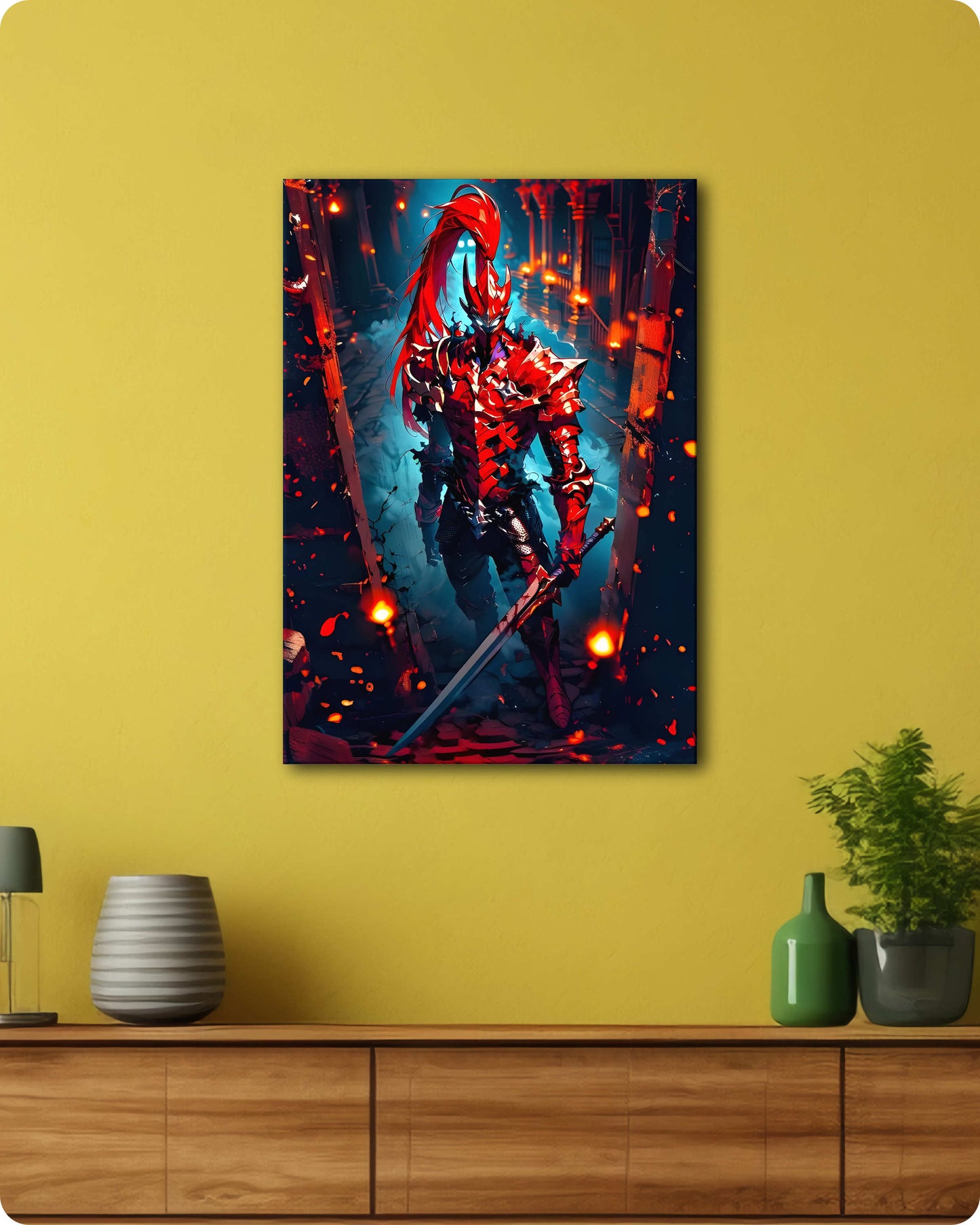 Solo Leveling Igris Metal Poster