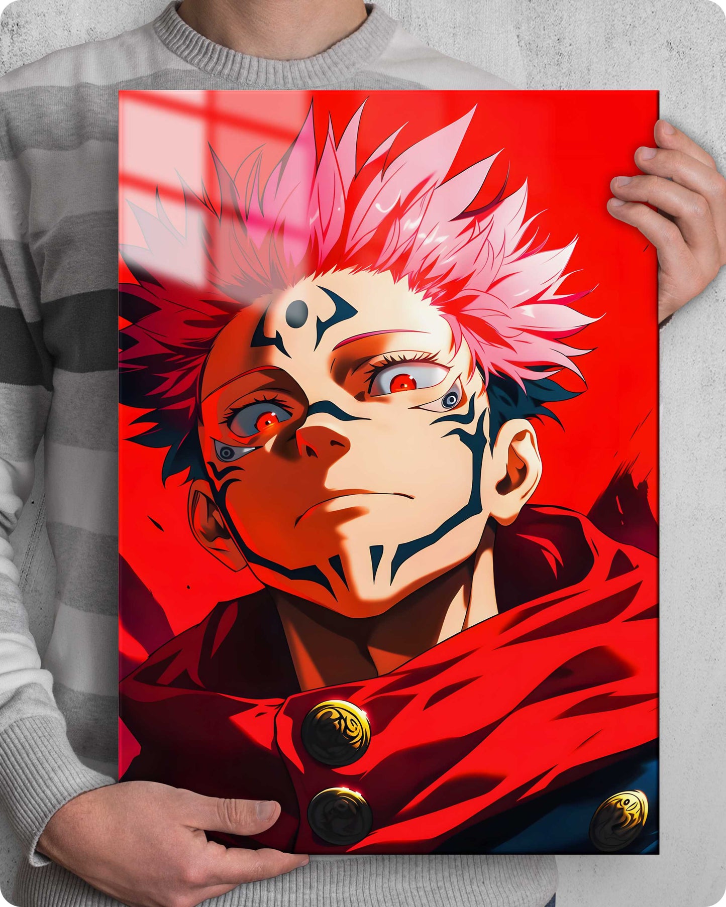 Jujutsu Kaisen Metal Poster – Sukuna Awakening