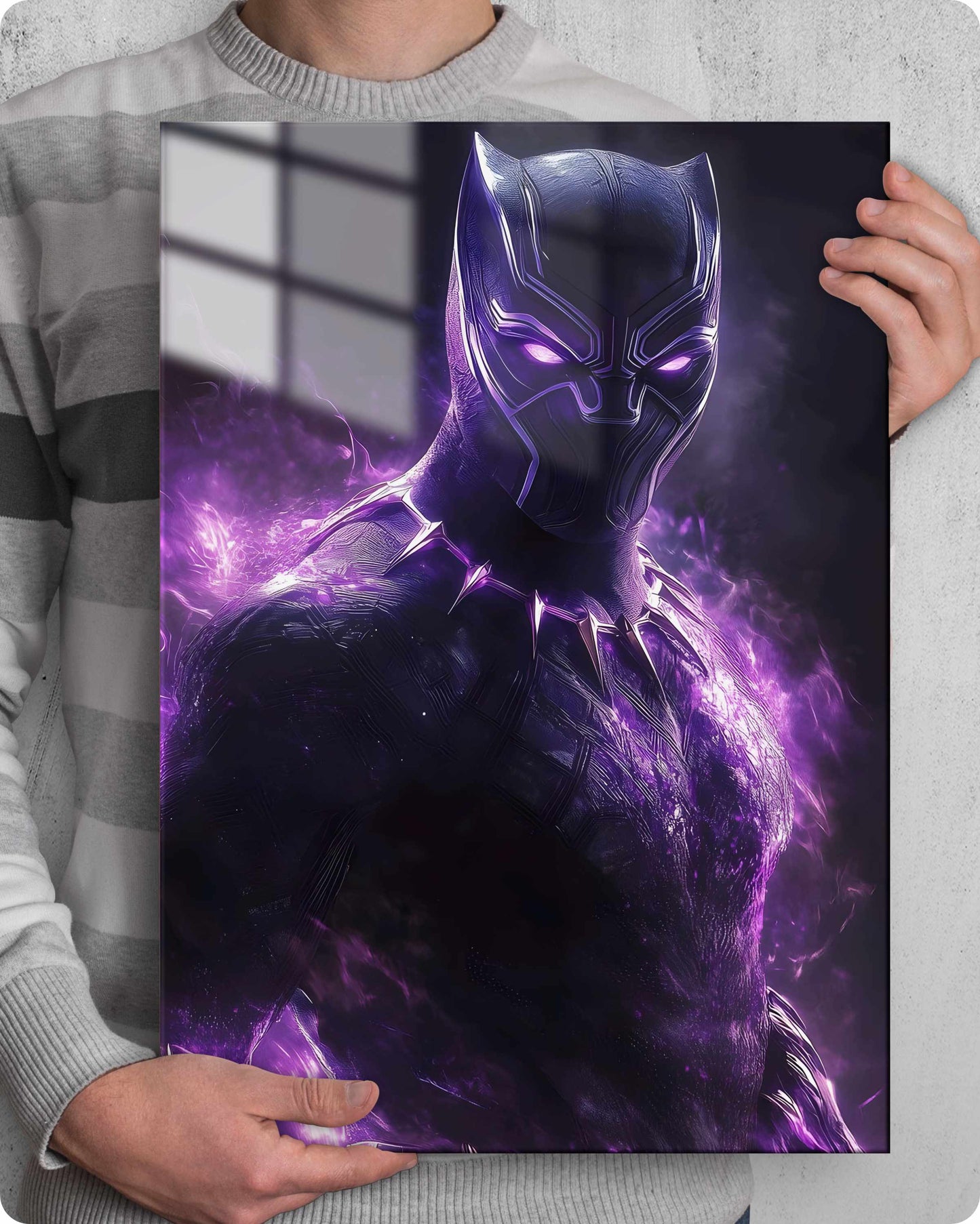Black Panther Metal Poster – Marvel Superhero