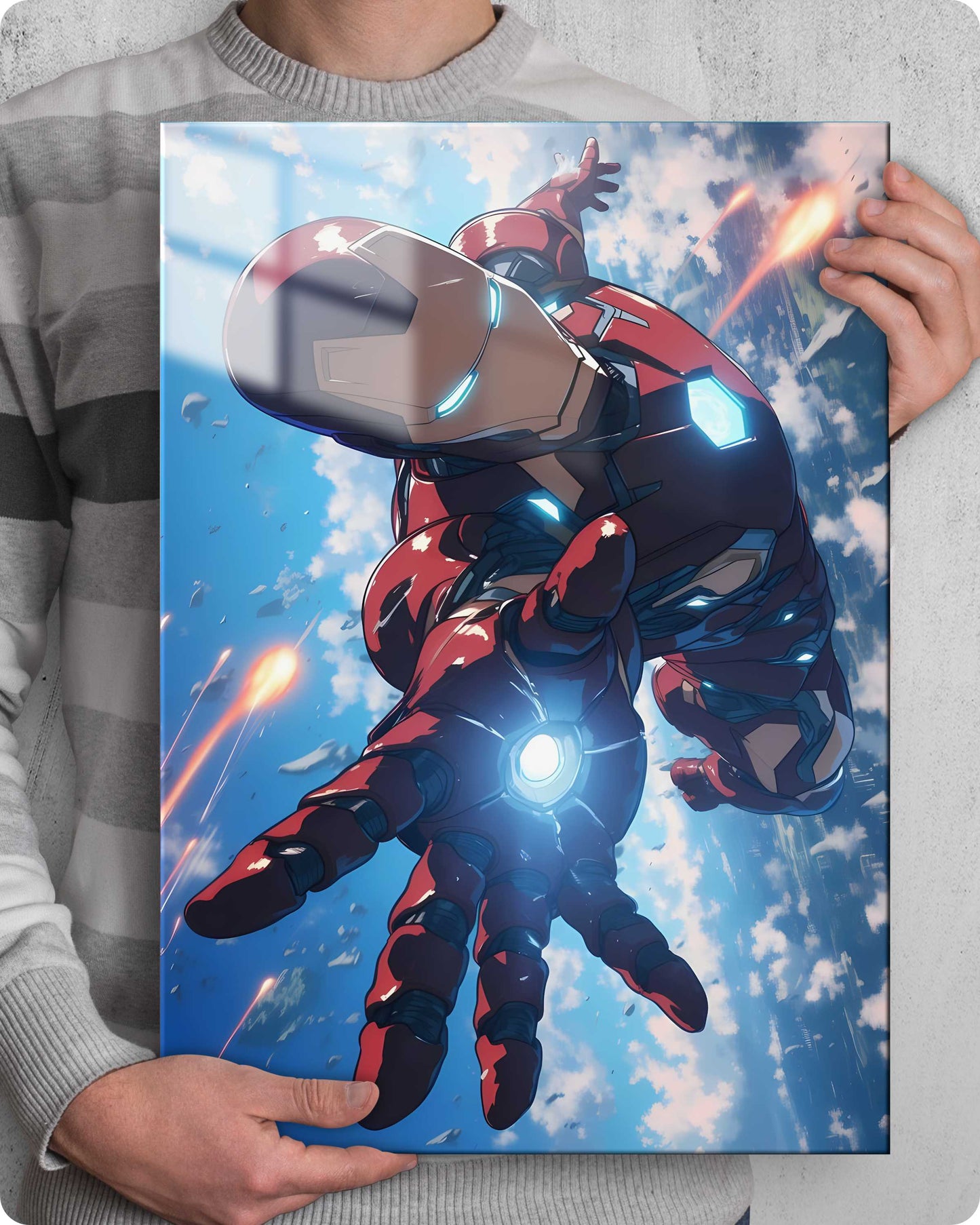 Iron Man Metal Poster – Marvel Superhero