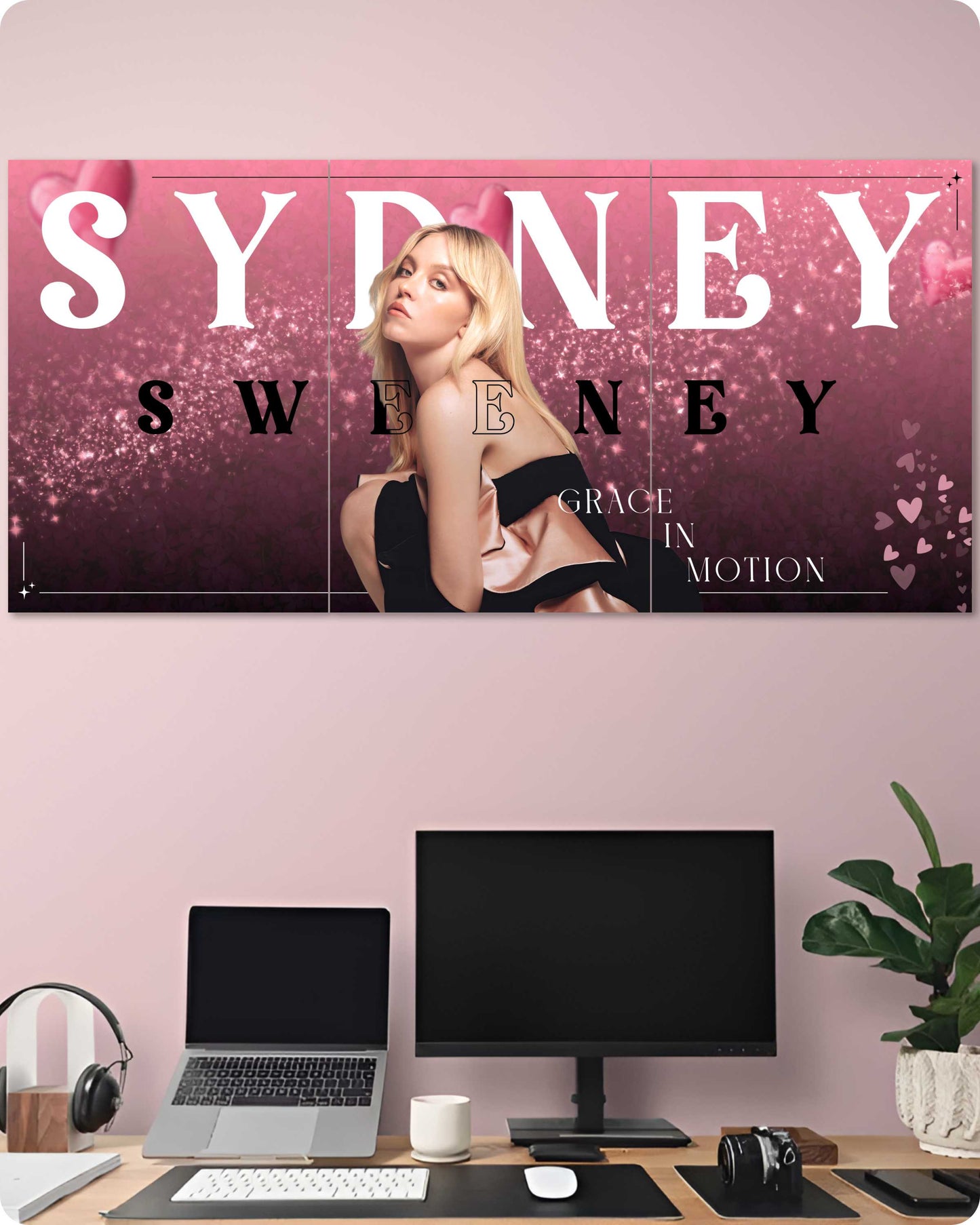 Sydney Sweeney Poster – 3-Piece Split Set