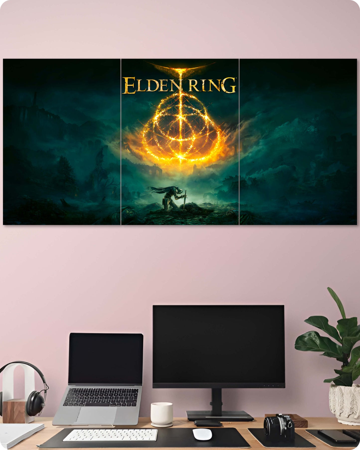 Elden Ring Game Poster - 3-Piece Split Set