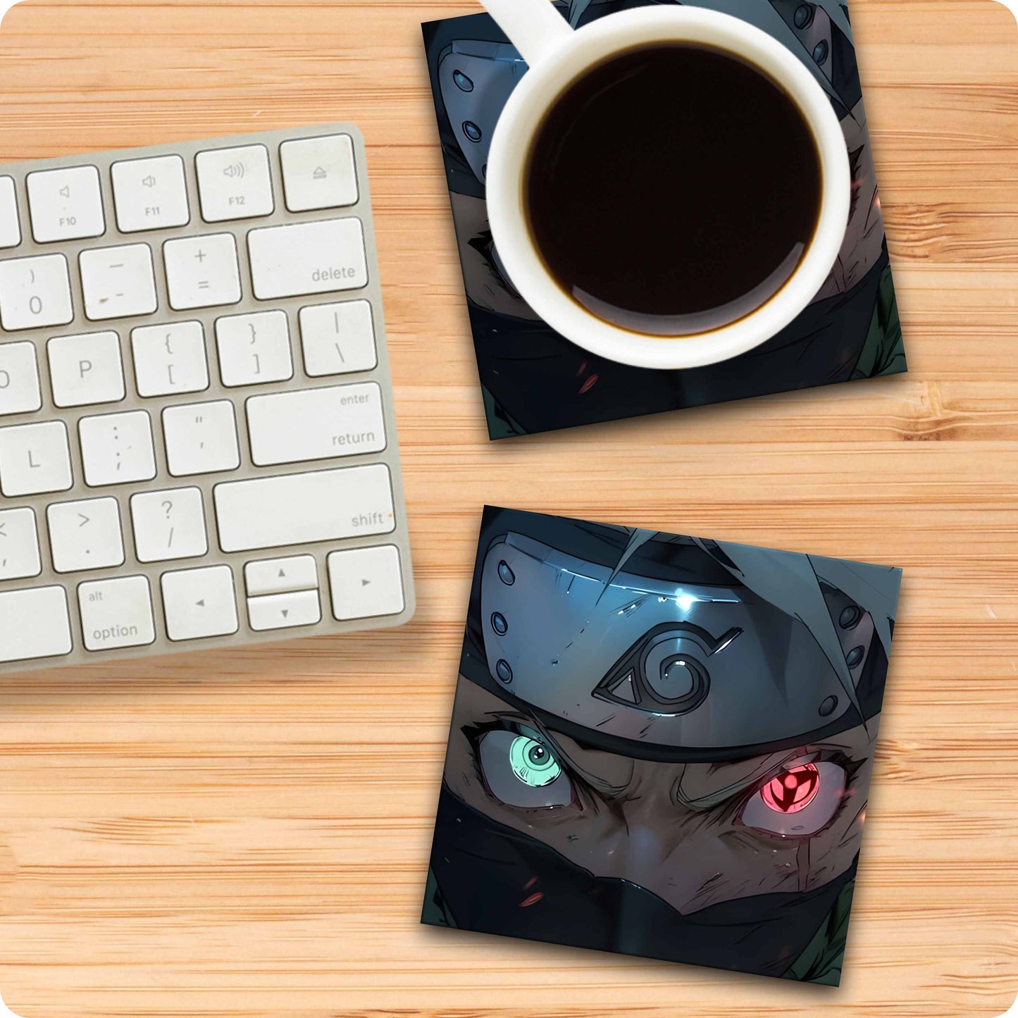 Kakashi Copy Ninja’s Eye Coaster – Naruto Anime