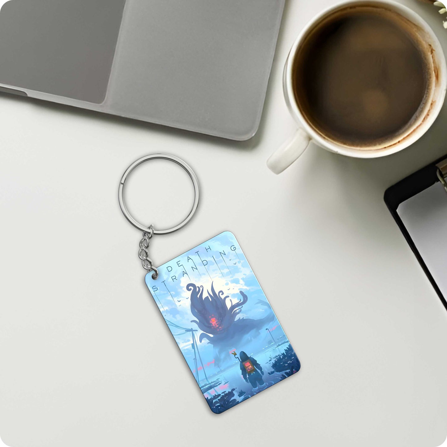 Death Stranding Game Keychain – Kojima Exclusive