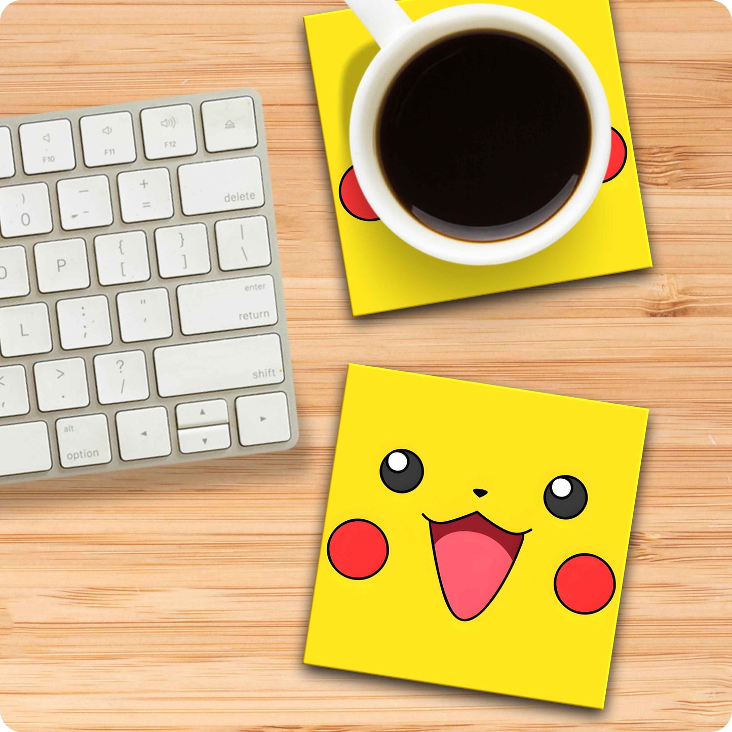 Pikachu Coaster – Electric Smile Pokémon