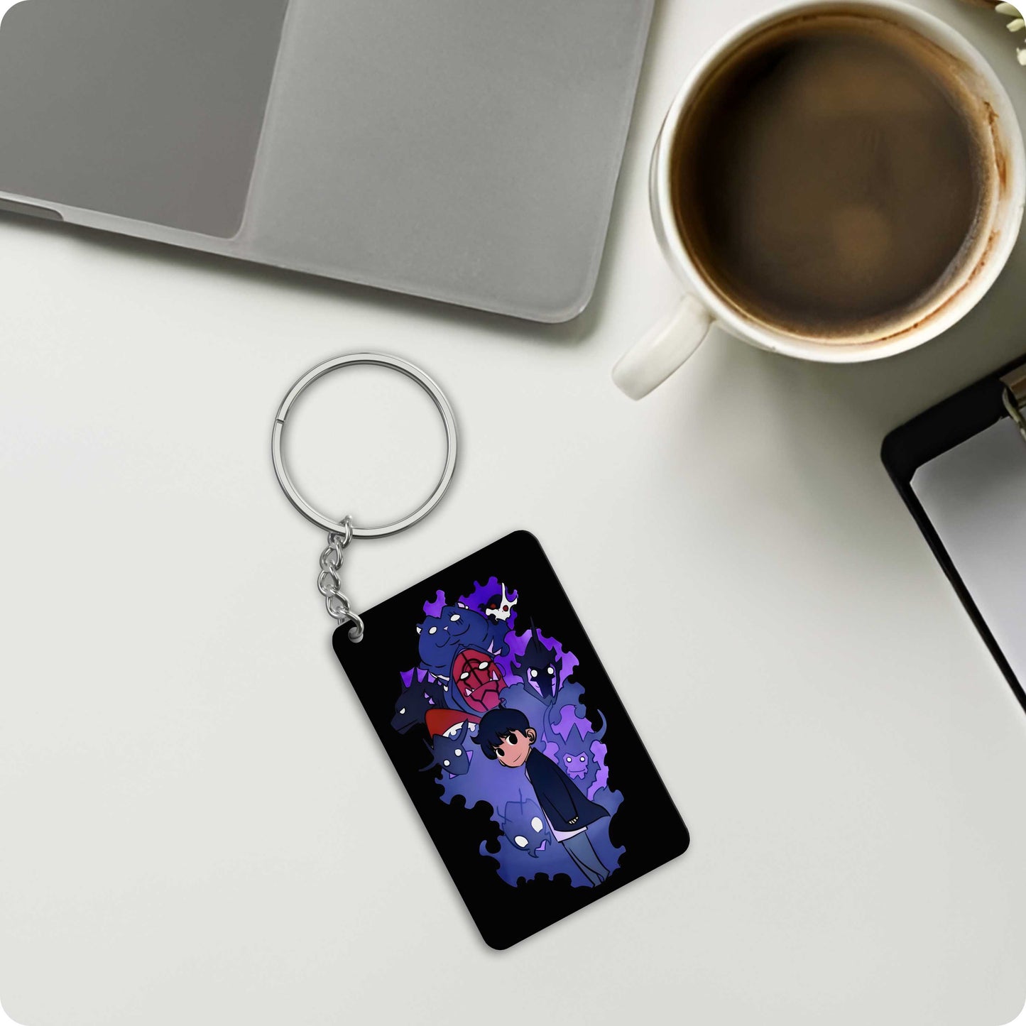 Solo Leveling Jin-Woo & Shadows Chibi Anime Keychain