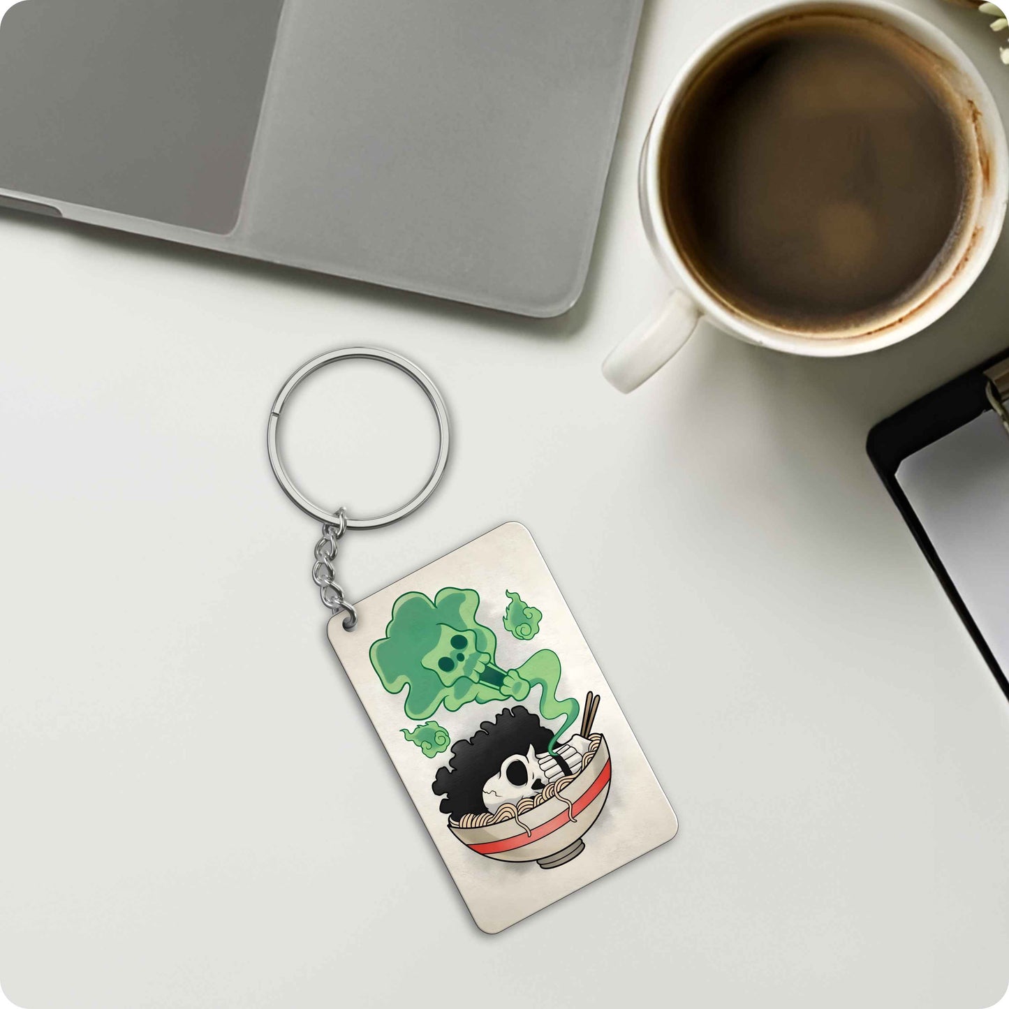 One Piece Brook Anime Keychain