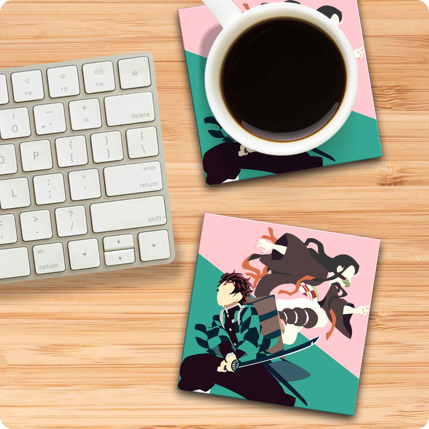 Demon Slayers Tanjiro and Nezuko Anime Coaster