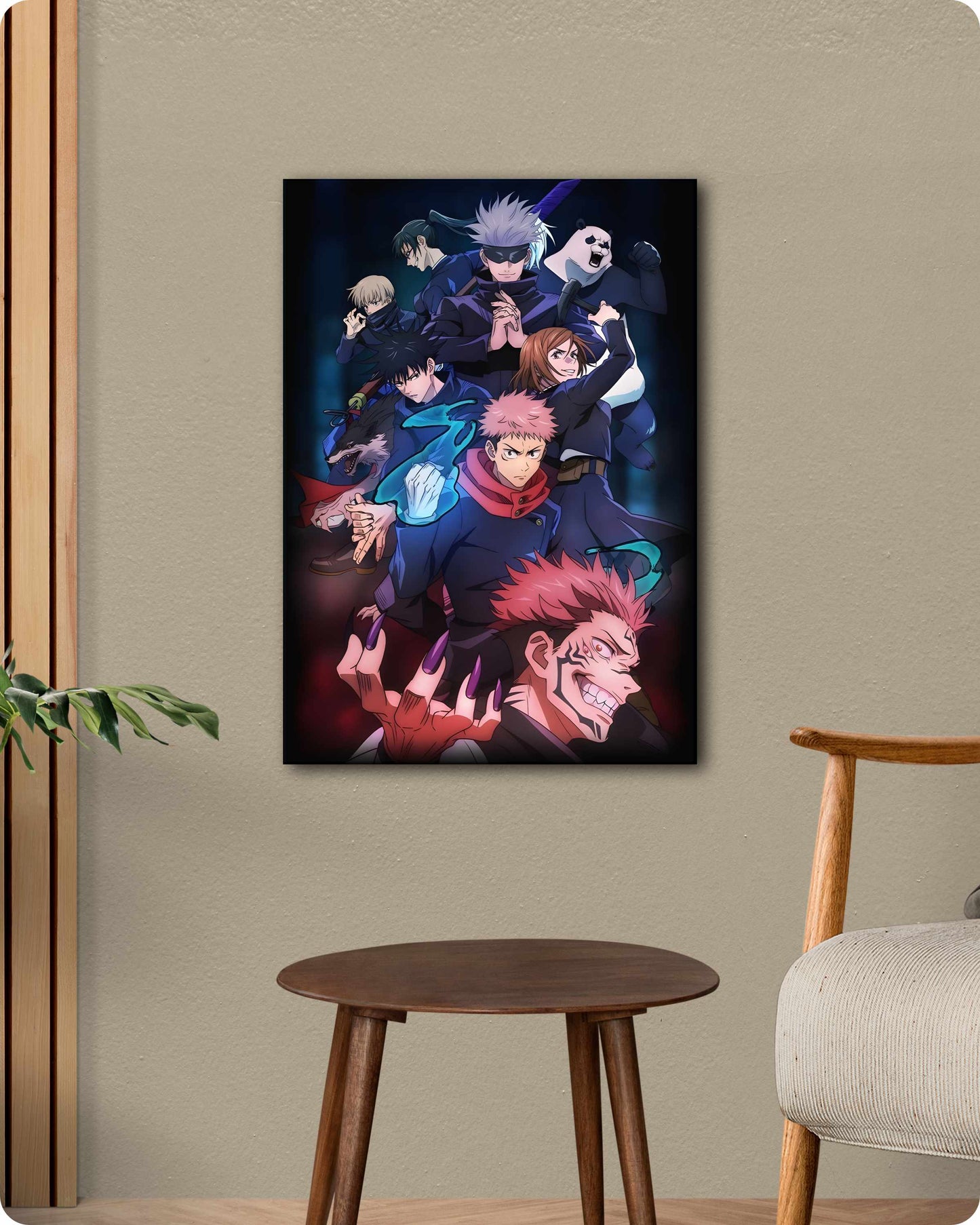 Jujutsu Kaisen Metal Poster – Gojo’s Team