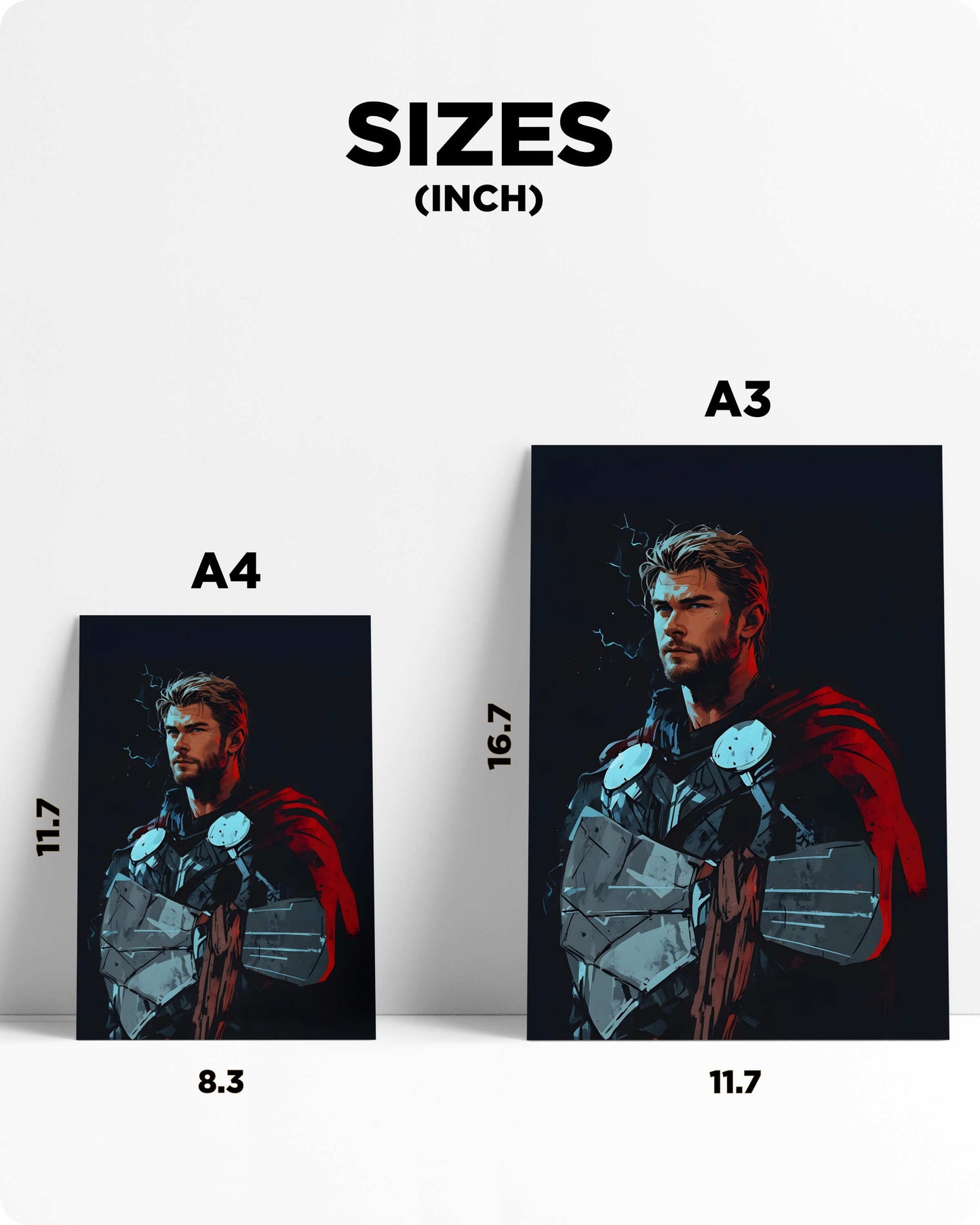 Thor Stormbreaker Metal Poster – Marvel Superhero