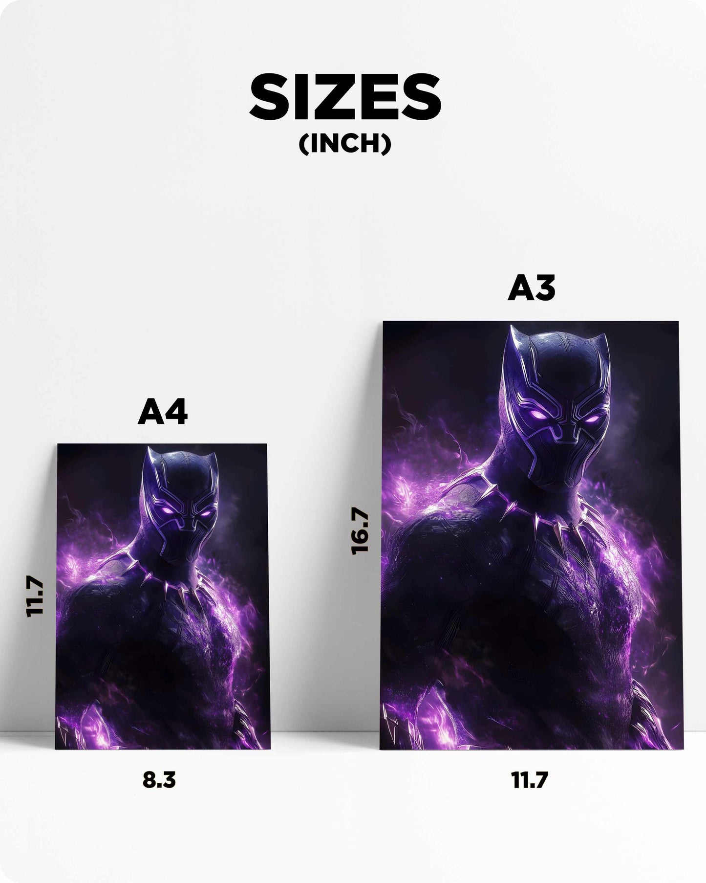 Black Panther Metal Poster – Marvel Superhero