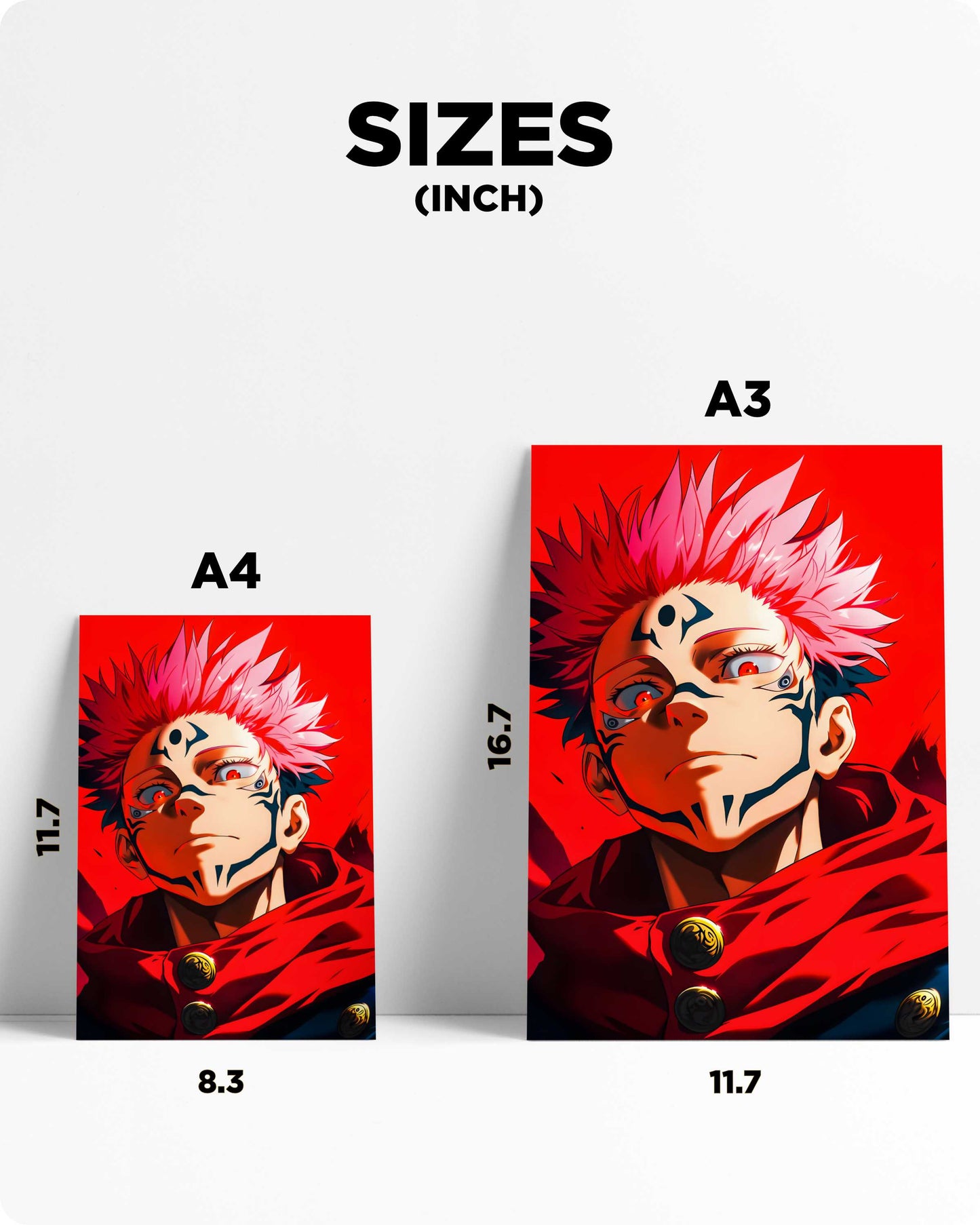 Jujutsu Kaisen Metal Poster – Sukuna Awakening