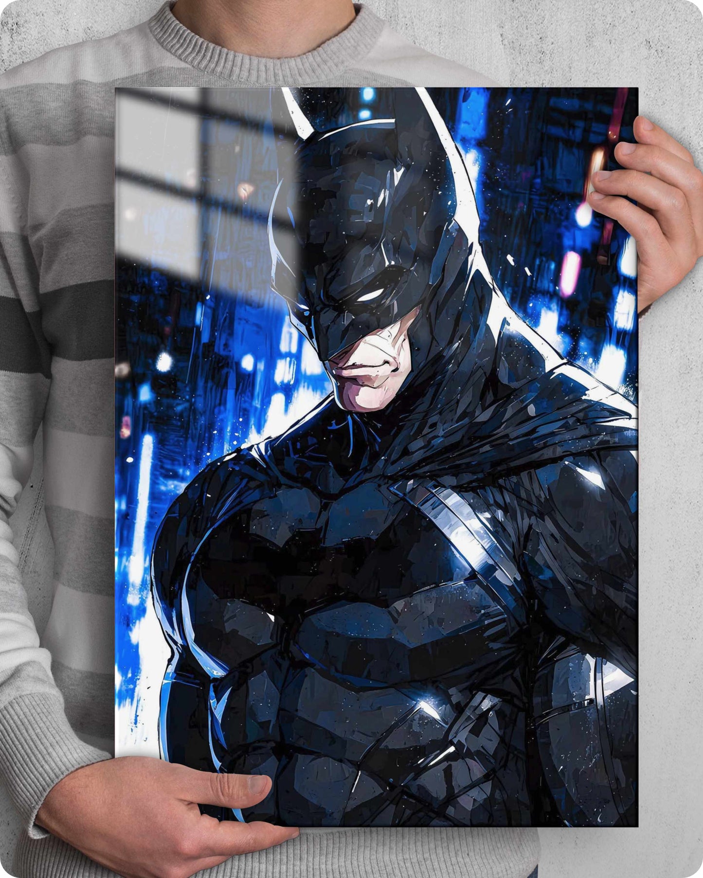 Batman Metal Poster - Art Edition Dc Superhero