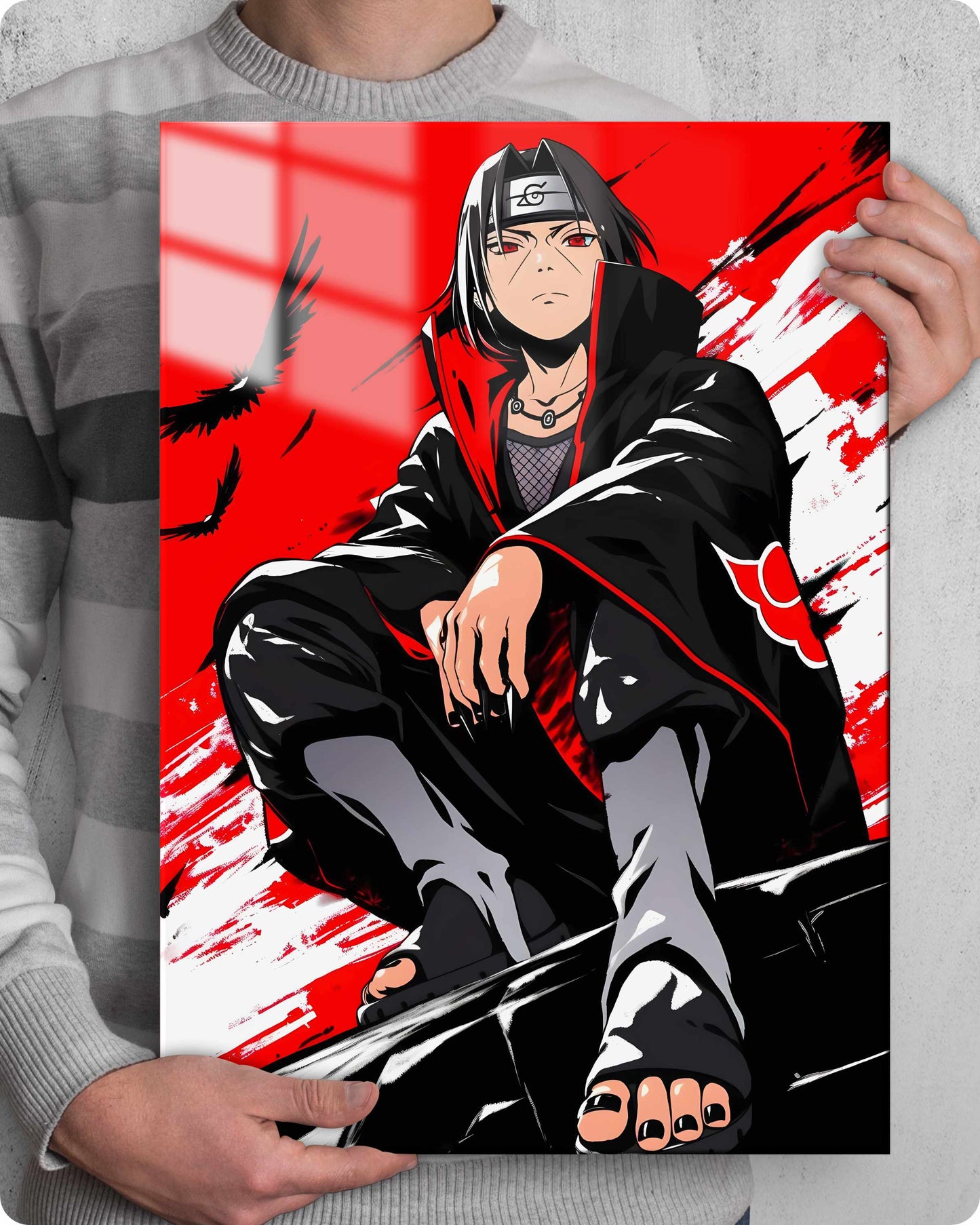 Itachi Uchiha Metal Poster - Naruto Anime