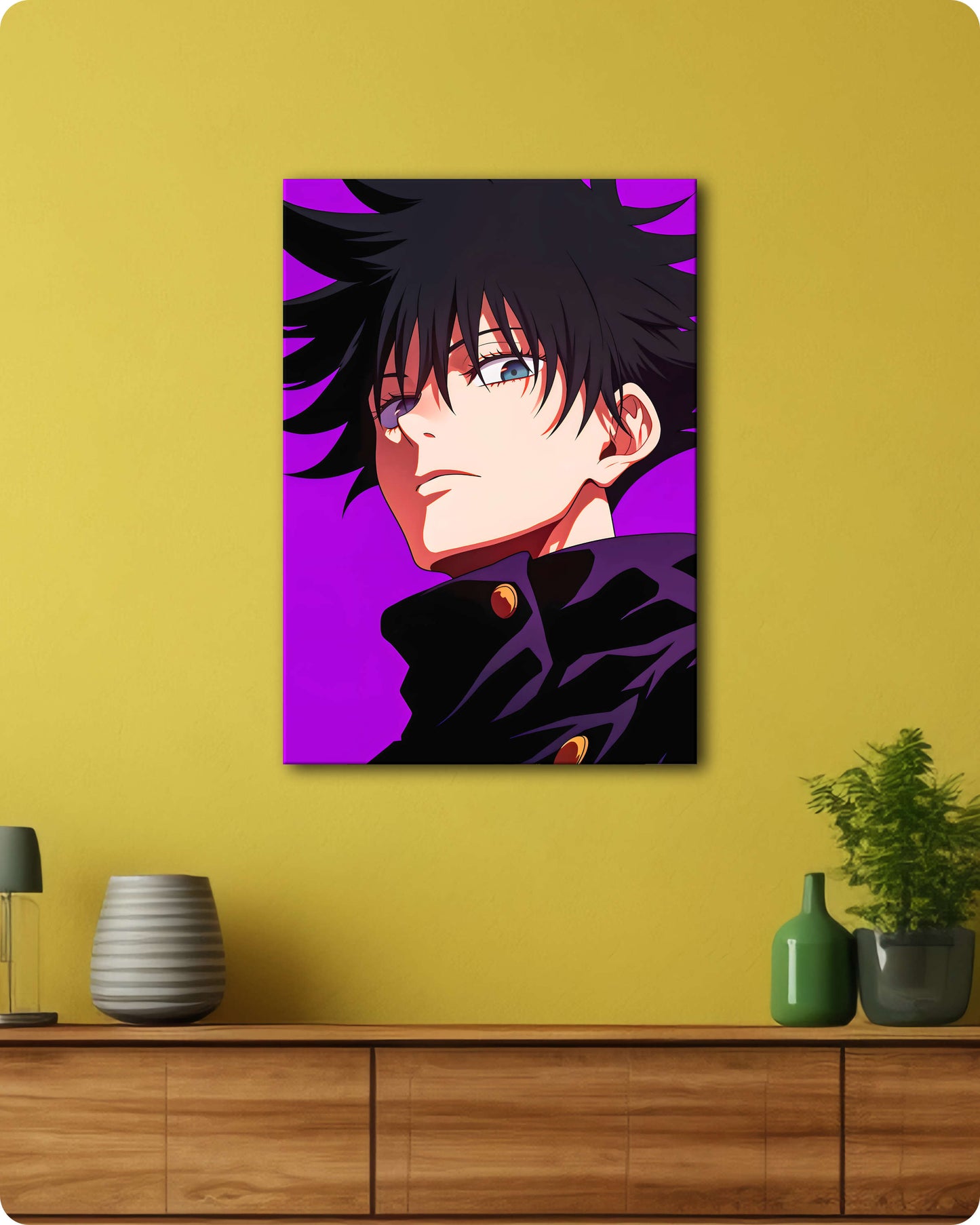 Jujutsu Kaisen Megumi Fushiguro Metal Poster