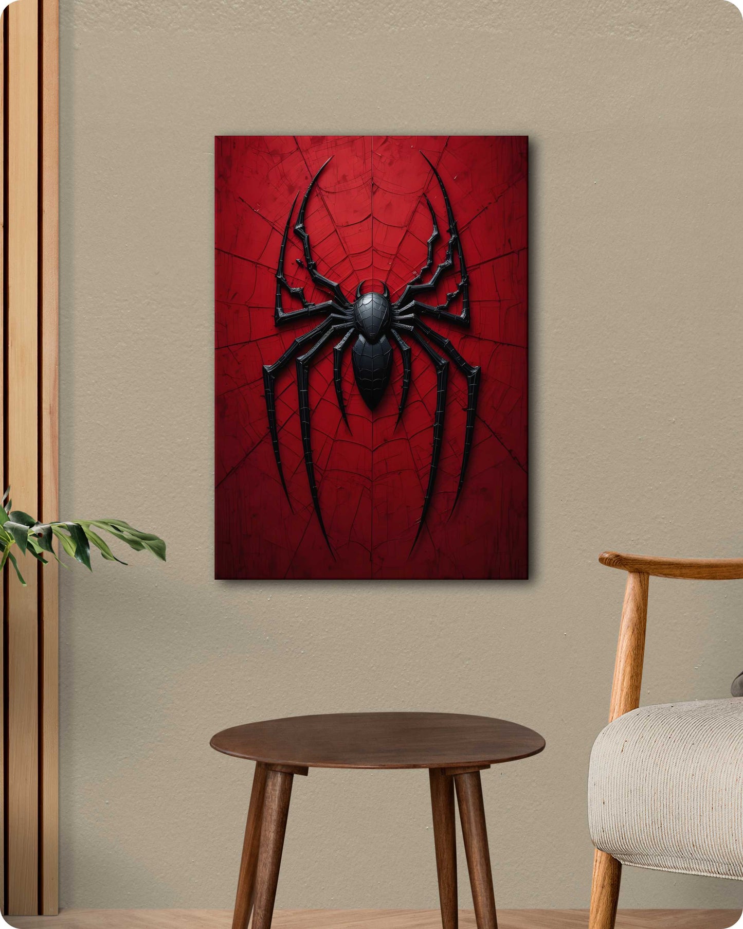 Spiderman Logo Metal Poster – Marvel Superhero