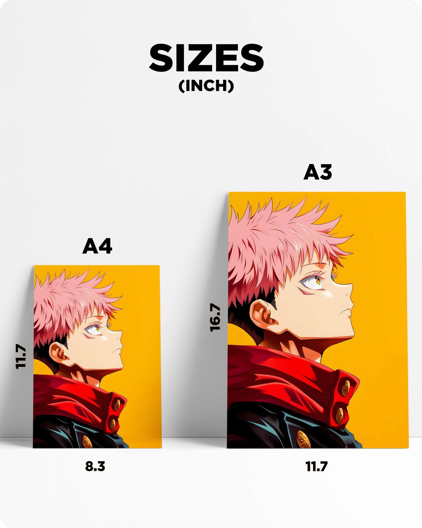 Jujutsu Kaisen Itadori Metal Poster