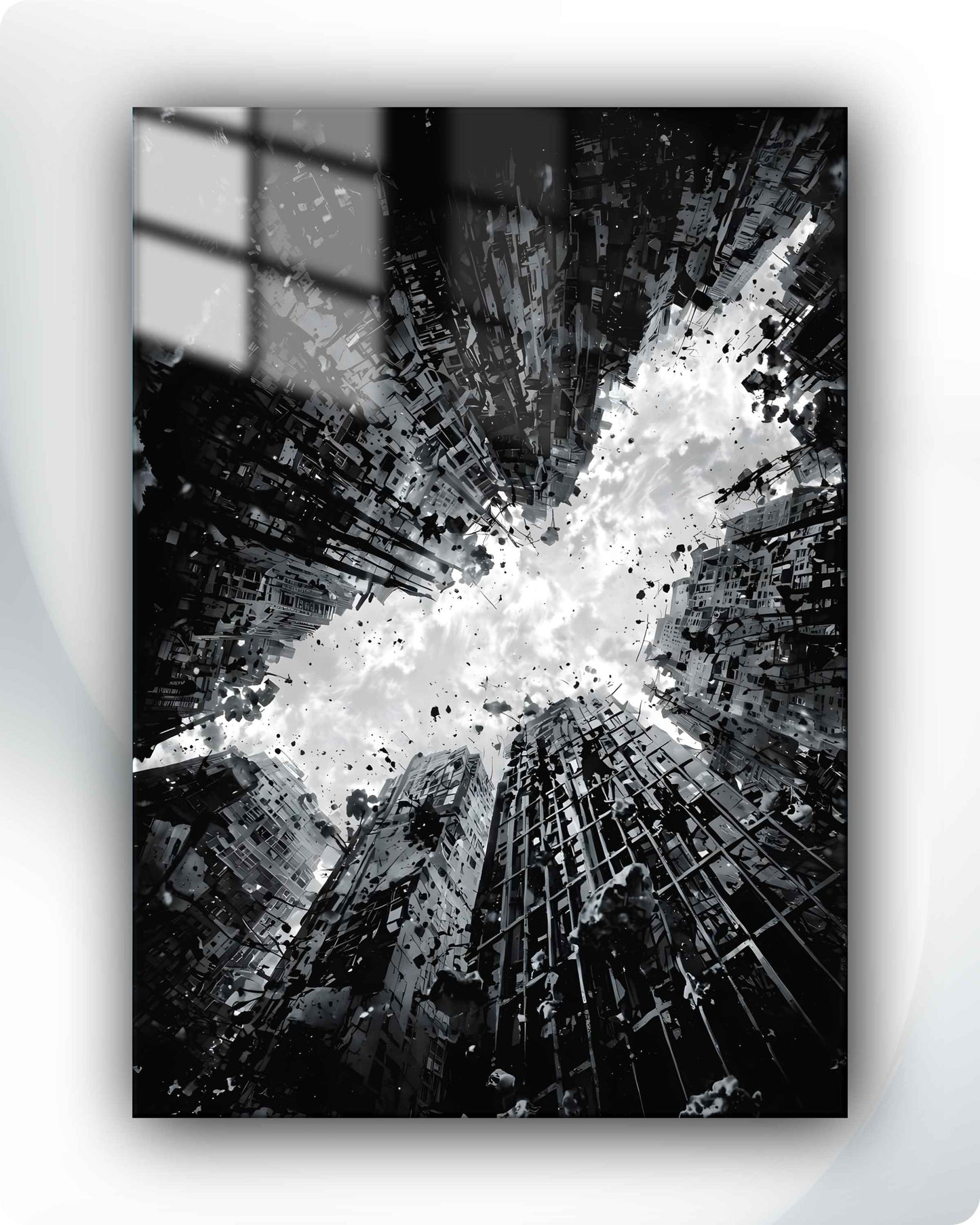 Batman Emblem Metal Poster – The Dark Knight Rises DC Superhero