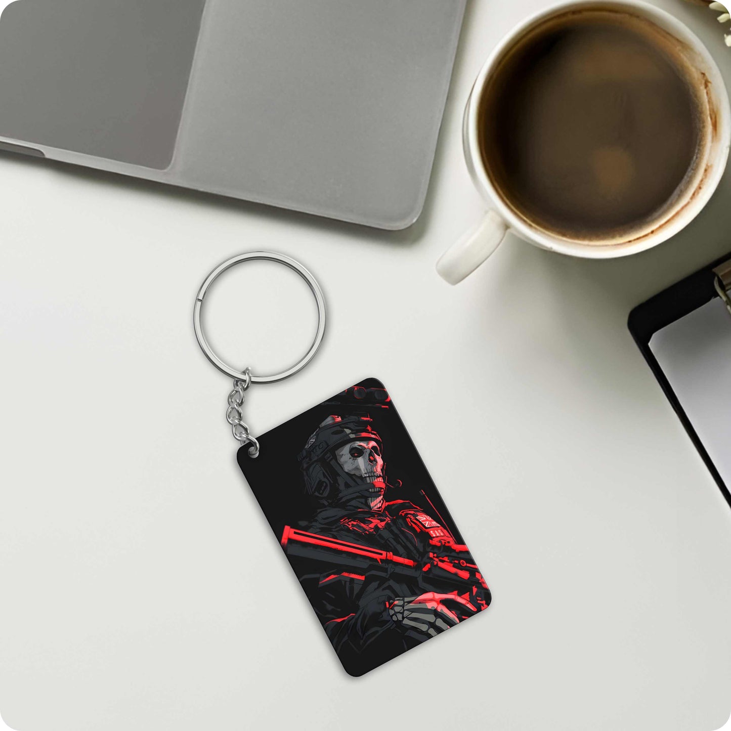 Ghost Game Keychain – Call of Duty Masked Legend