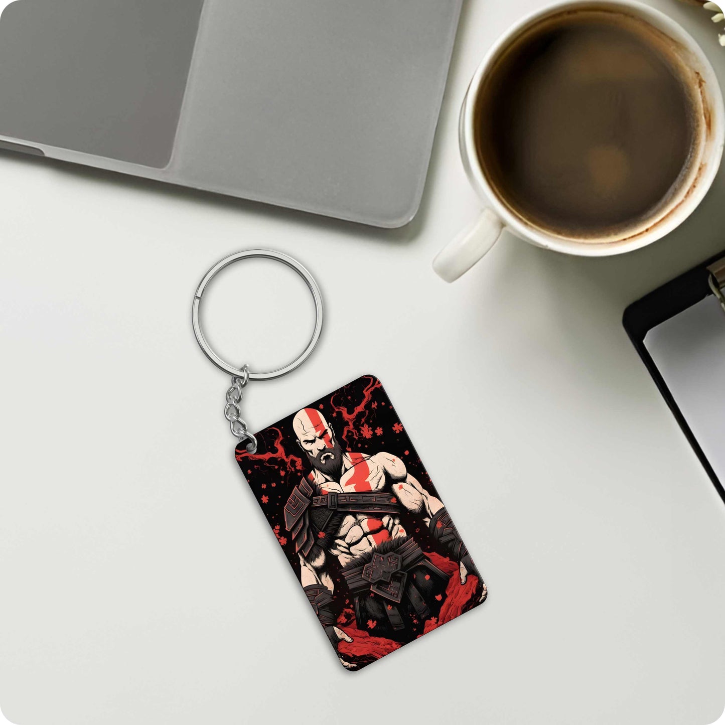 God of War kratos Game Keychain