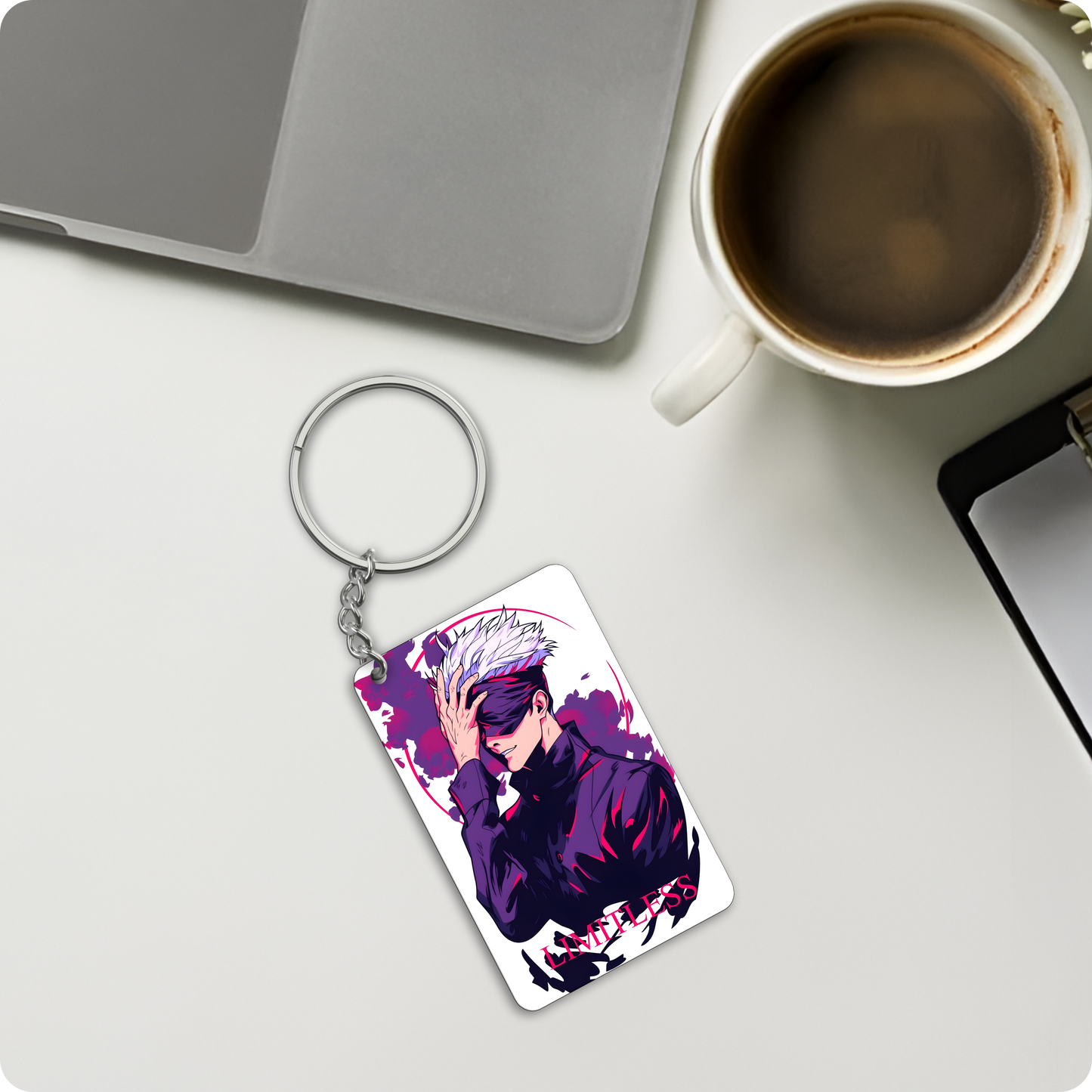 Gojo Satoru Anime Keychain - Jujutsu Kaizen