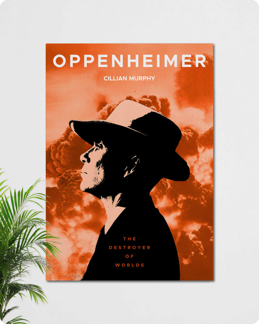 Oppenheimer Movie Poster - Cillian Murphy & Christopher Nolan