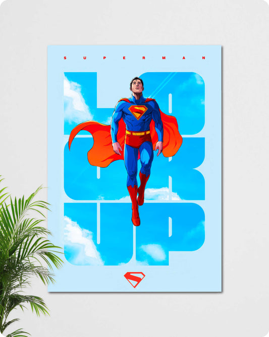 Superman Poster  Look Up - DC Superhero