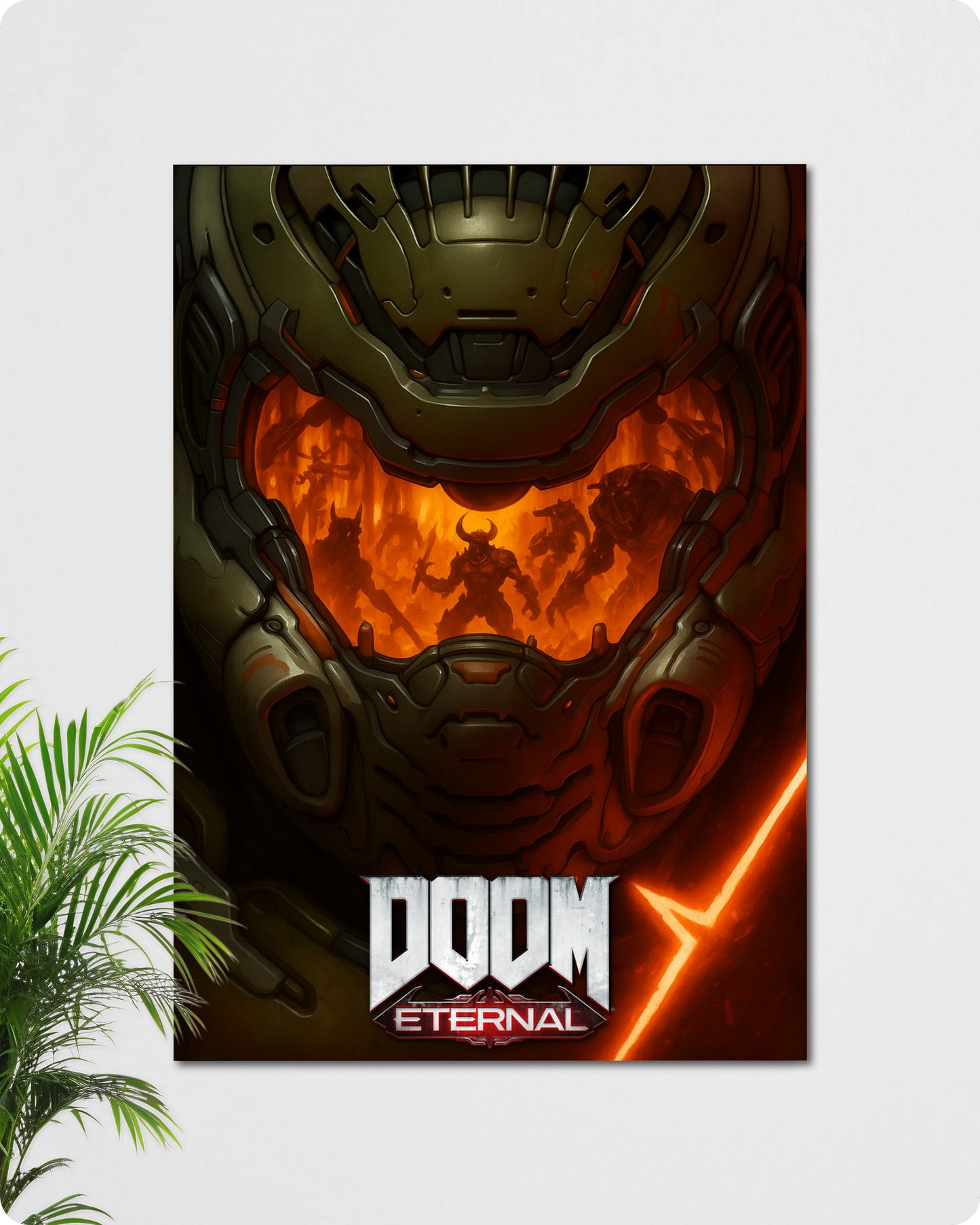 Doom Eternal Game Poster - Hellfire