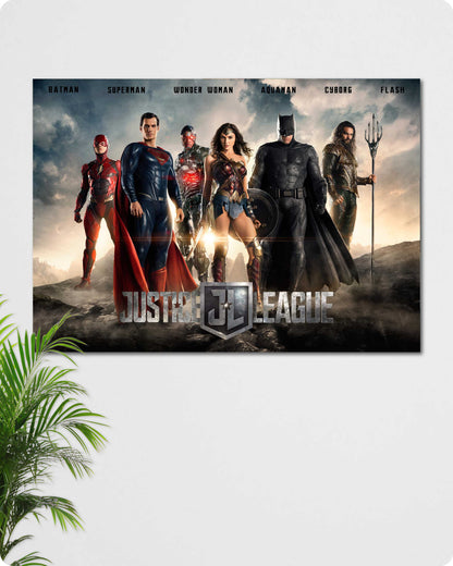 Justice League Movie Poster - DC Superheroes