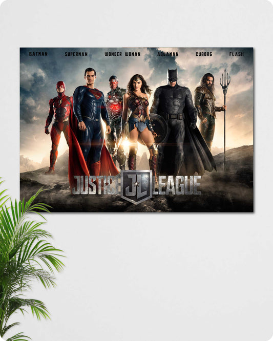 Justice League Movie Poster - DC Superheroes