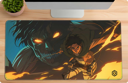 Attack on Titan Anime Deskmat – Eren Yeager & Titan Form