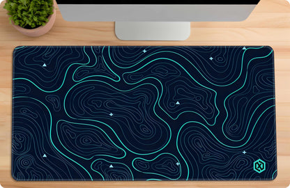 Abstract Linescape Deskmat - Sleek Line Patterns