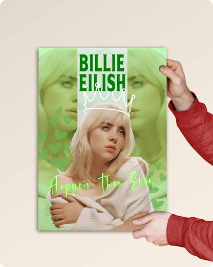Billie Eilish Music Poster - Happier Than Ever