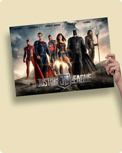 Justice League Movie Poster - DC Superheroes