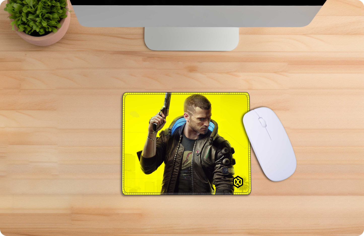 Cyberpunk 2077 Game Deskmat - Johnny Silverhand