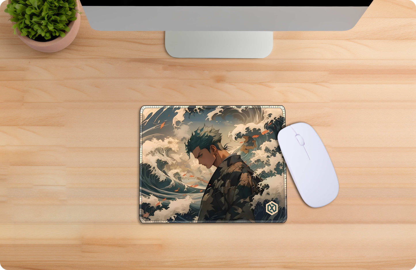One Piece Zoro Anime Deskmat - Three Swords Style