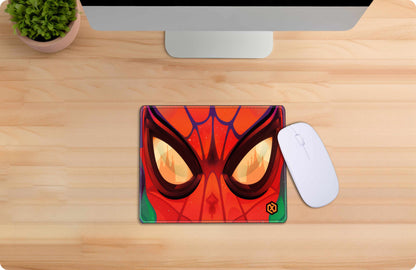 Spiderman Face Superhero Deskmat – Marvel Gaming Setup