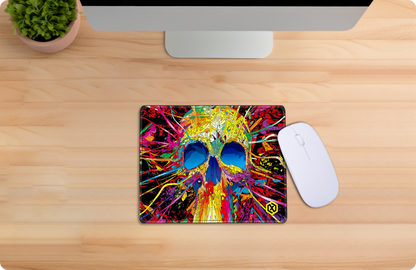 Skeleton Neon Art Deskmat - Color Chaos
